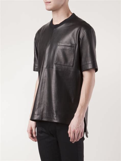 givenchy mens leather shirt|Givenchy t shirt men price.